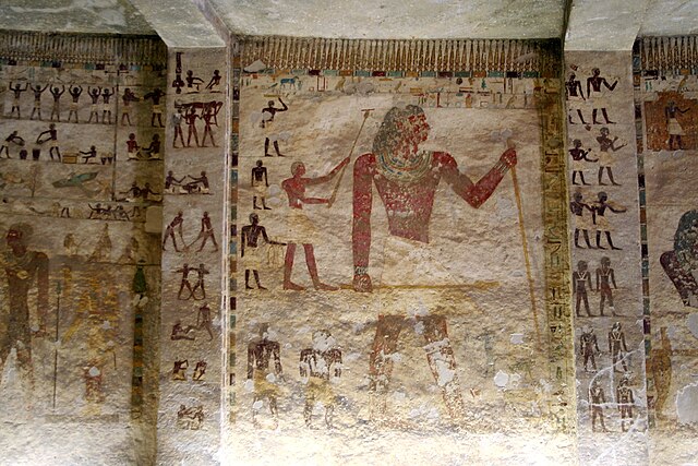 Beni Hassan - Représentation de Khety dans sa tombe